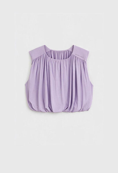 Camiseta deportiva fluida Gather - Lavender-Black Limba
