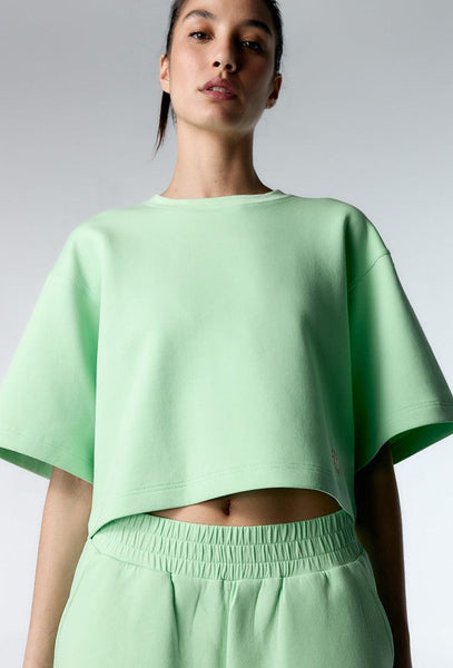 Camiseta deportiva manga corta Karen - Green-Black Limba