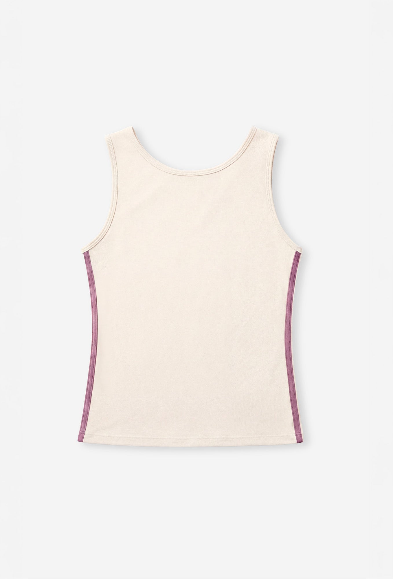 Camiseta deportiva sin mangas Cassey - Cream-Black Limba