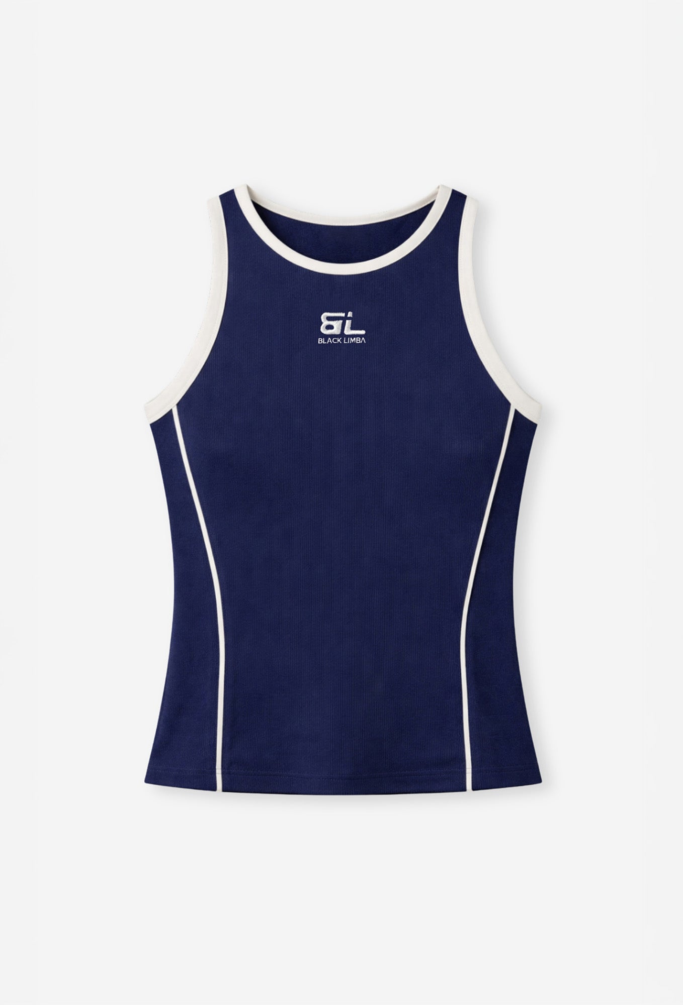 Camiseta deportiva sin mangas Pureflex - Navy-Black Limba