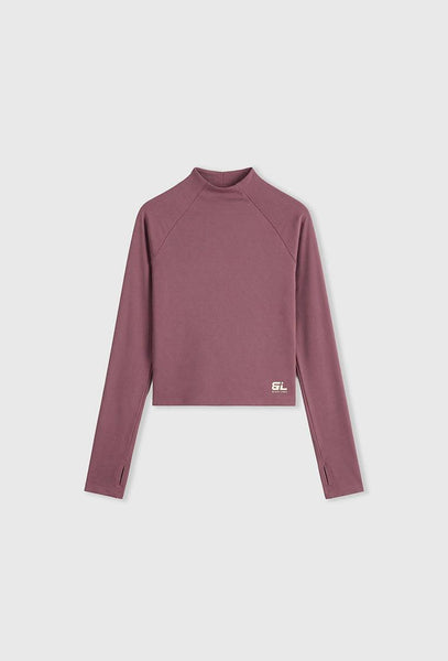 Camiseta tacto suave Halves - Rose brown-Black Limba