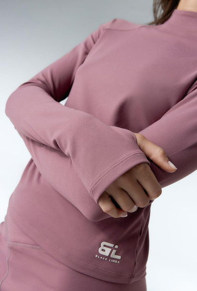 Camiseta tacto suave Halves - Rose brown-Black Limba