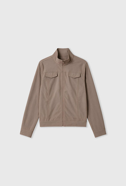 Chaqueta Cross - Camel-Black Limba