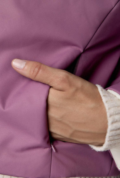 Chaqueta acolchada reversible Kai - Cream-Black Limba