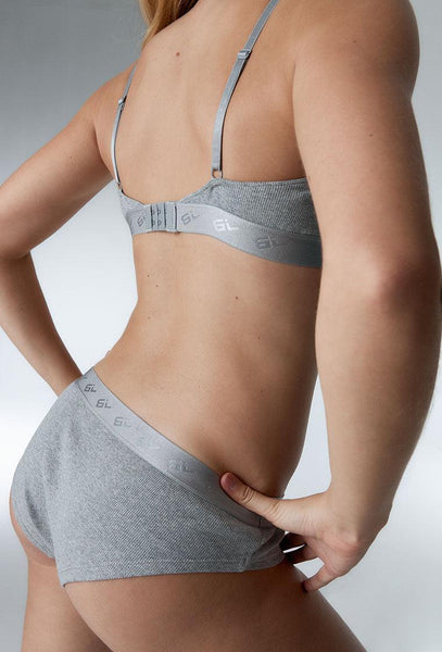Conjunto de lencería Brise - Grey-Black Limba
