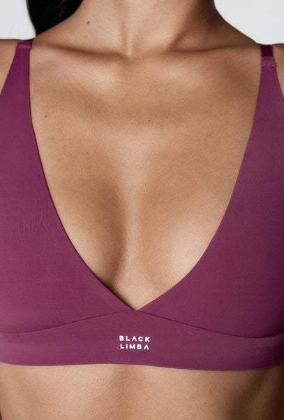 Sujetador triangular Eryx - Amaranth-Black Limba
