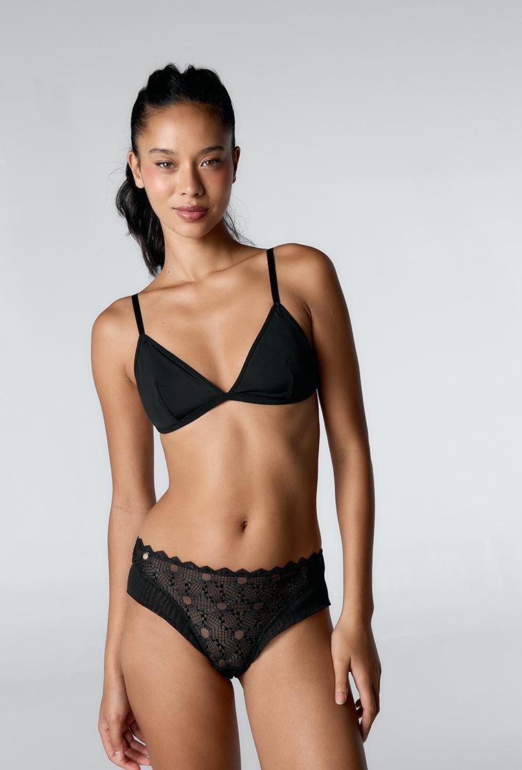 Conjunto de lencería Fawn - Black-Black Limba