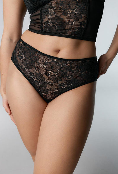 Conjunto de lencería Joan - Black-Black Limba