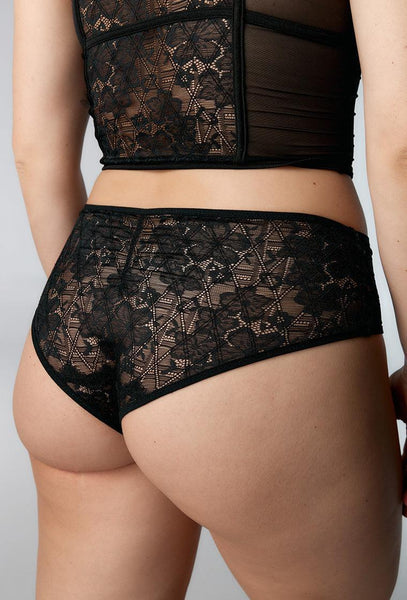 Conjunto de lencería Joan - Black-Black Limba