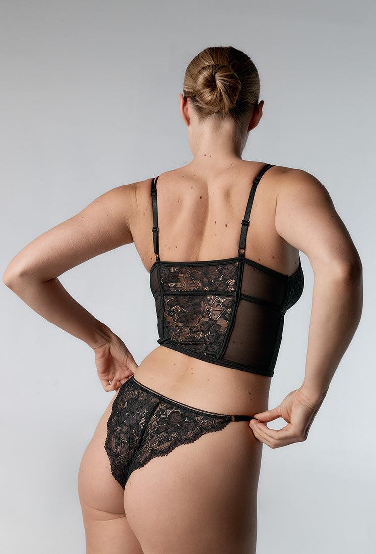 Conjunto de lencería Joan & Ruth - Black-Black Limba