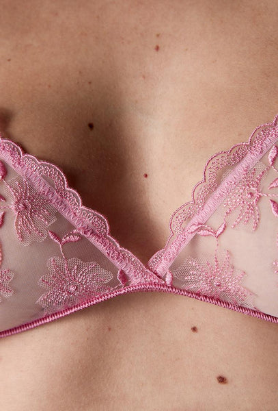 Conjunto de lencería Judy - Bright pink-Black Limba