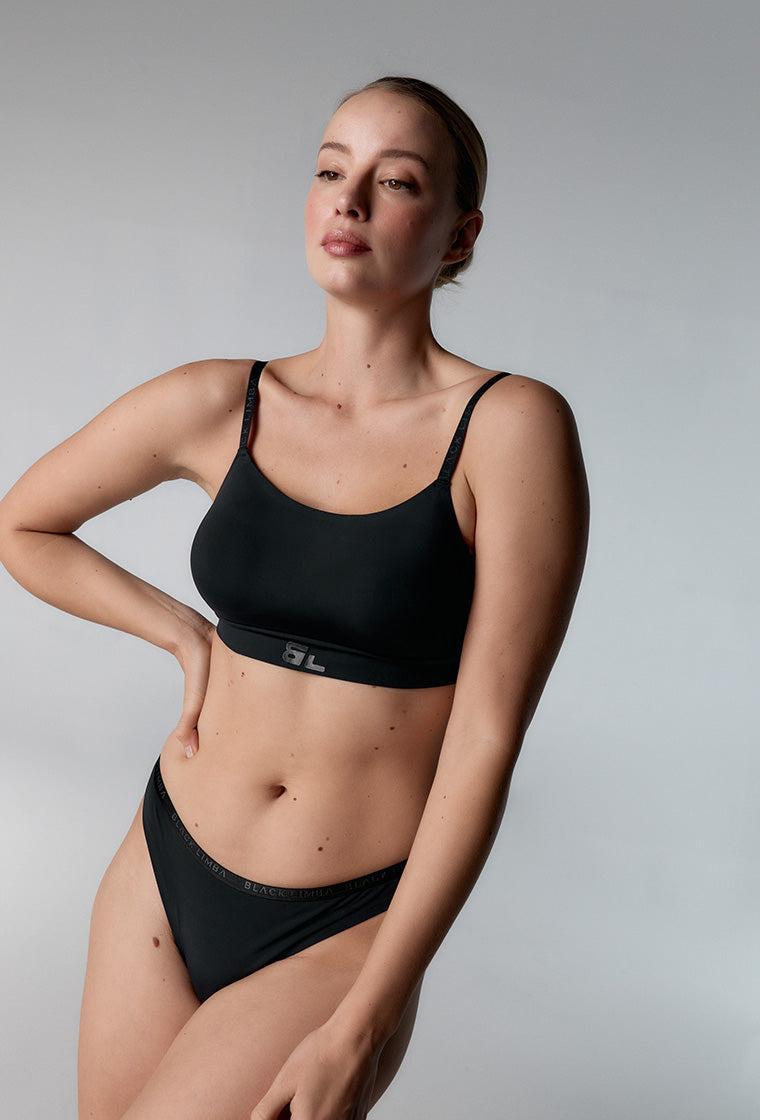 Conjunto de lencería Karol & Emma - Black-Black Limba