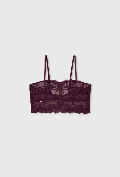 Conjunto de lencería Merlot - Plum-Black Limba