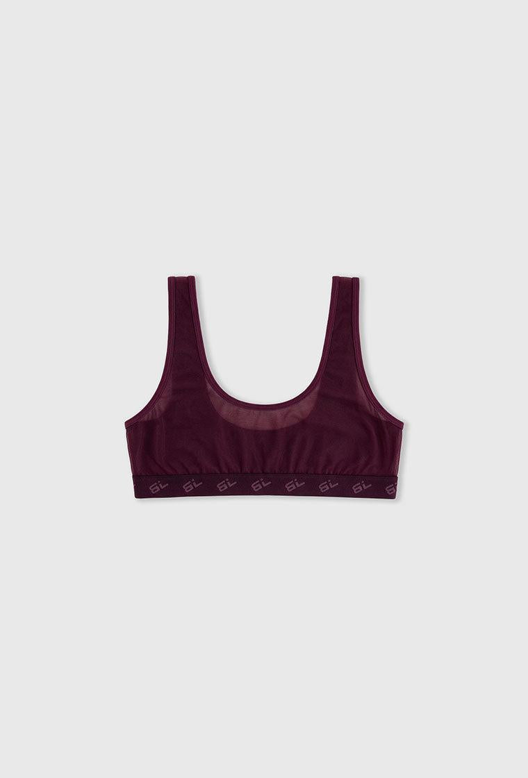 Conjunto de lencería Mesha - Burgundy-Black Limba