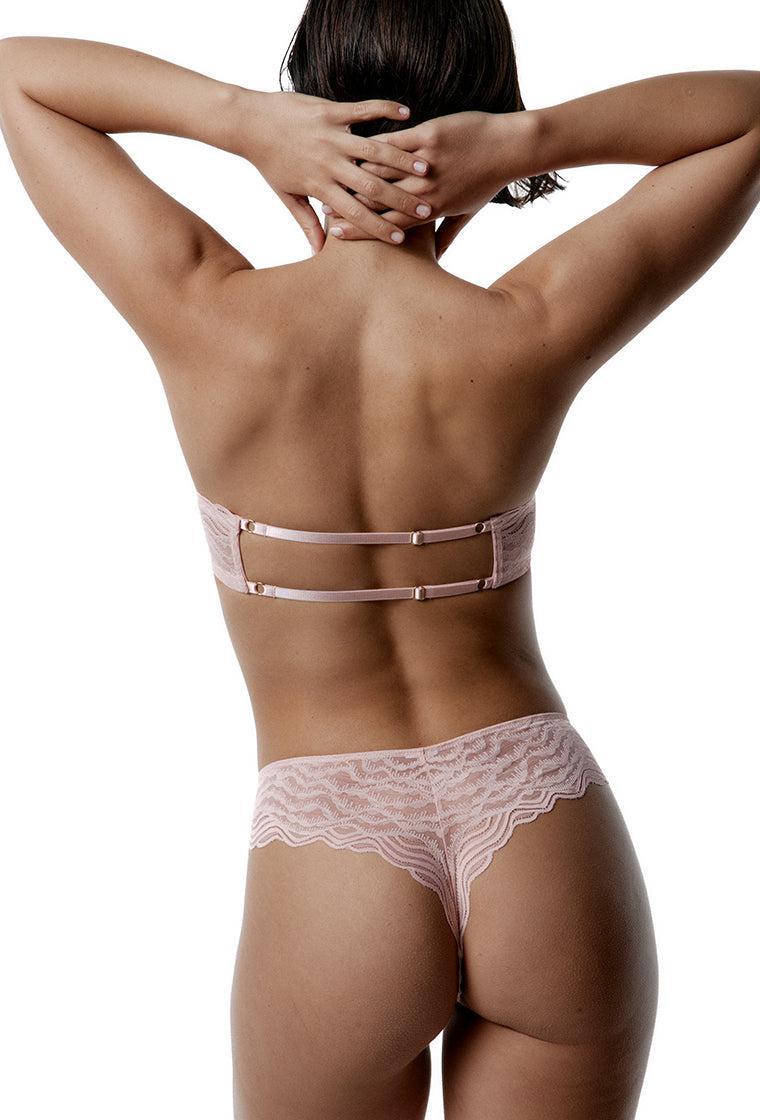 Conjunto de lencería Nerine - Pastel pink-Black Limba