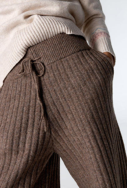 Conjunto de punto Monix - Cream & Taupe-Black Limba