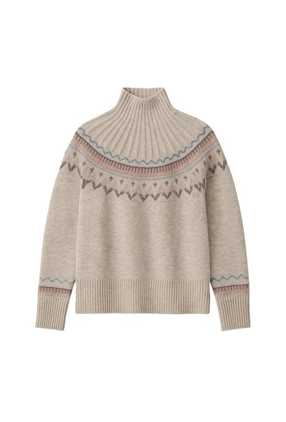 Conjunto de punto Monix - Cream & Taupe-Black Limba