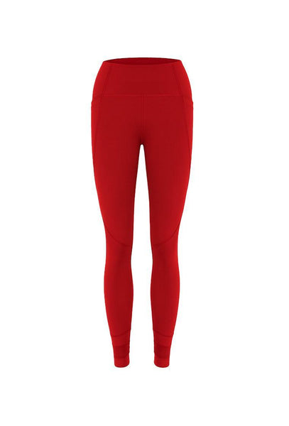 Legging deportivo compresivo recortable Diardi - Red-Black Limba