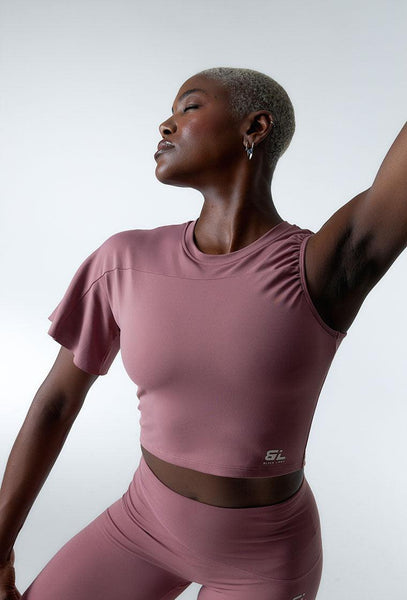Conjunto deportivo Echo & Wave - Rose brown-Black Limba