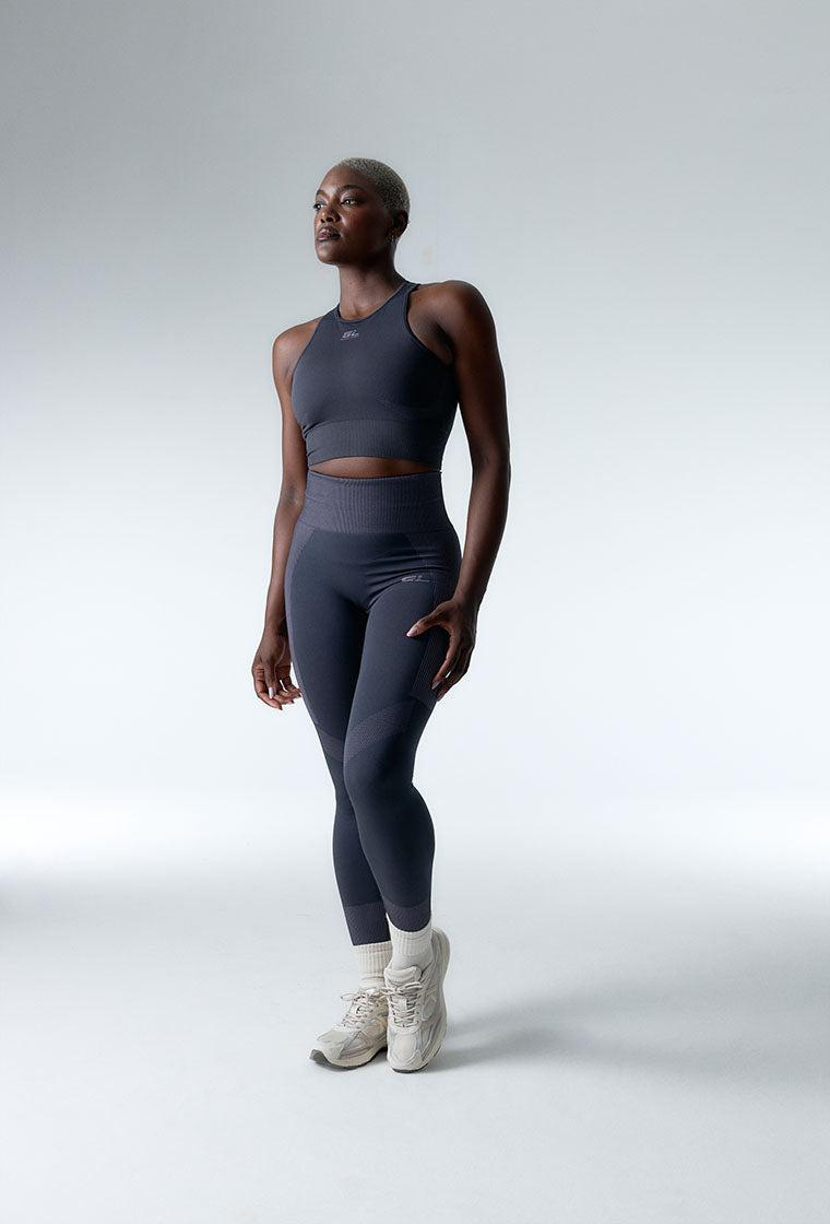 Conjunto deportivo Flex Form - Grey & Lavender-Black Limba