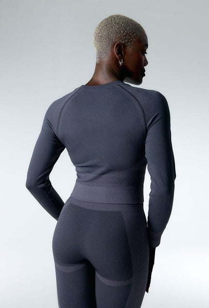 Conjunto deportivo Flex Motion & Flex Form - Grey & Lavender-Black Limba