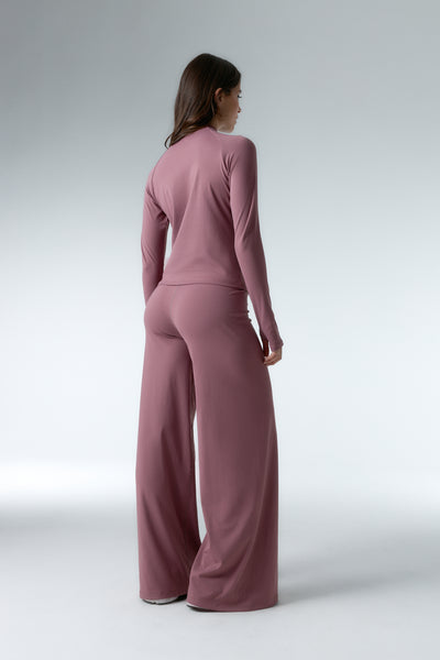 Conjunto deportivo Halves - Rose brown-Black Limba