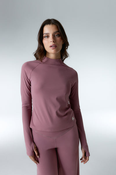 Conjunto deportivo Halves - Rose brown-Black Limba