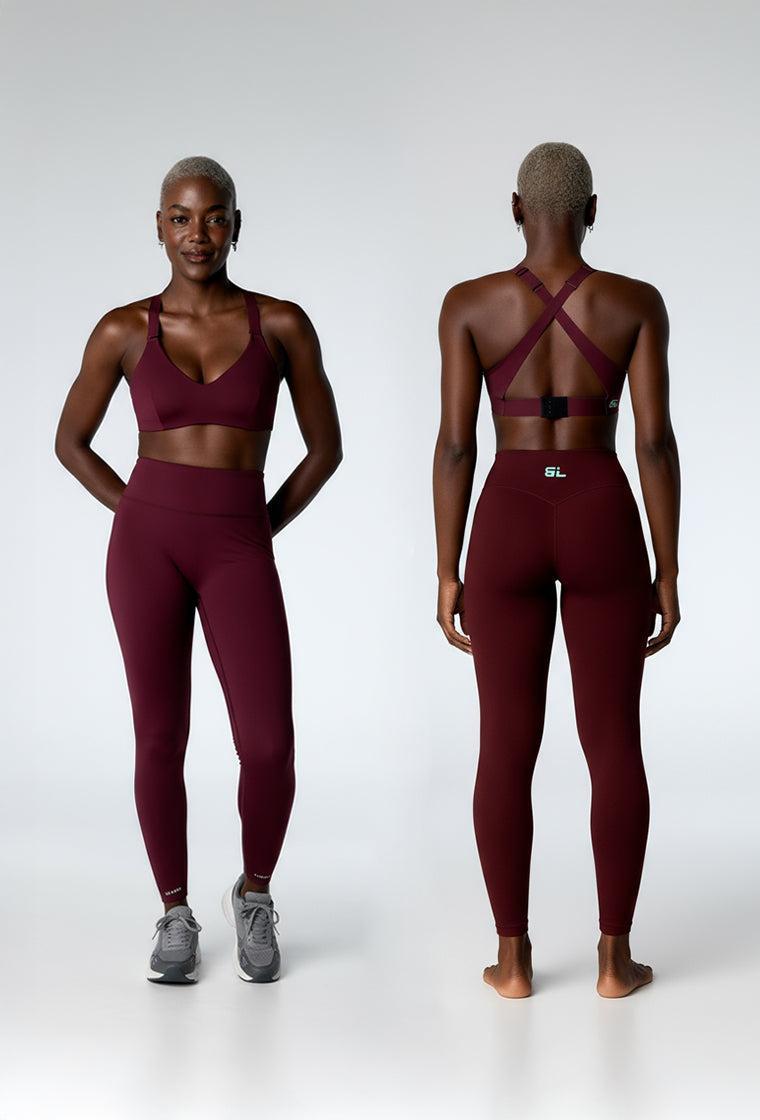 Conjunto deportivo Impact Line - Aubergine-Black Limba