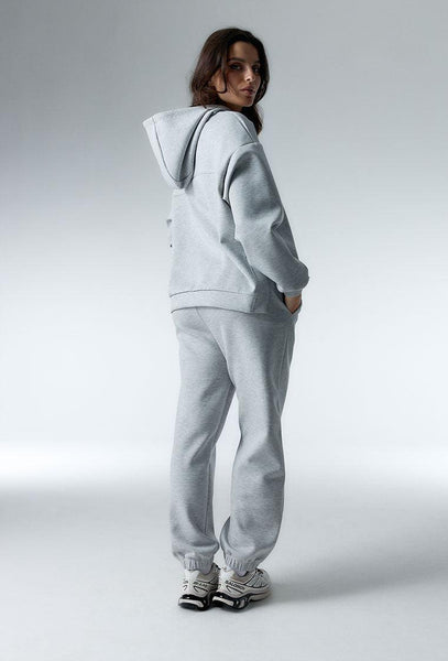 Conjunto deportivo Moon & Cloud - Grey melange-Black Limba