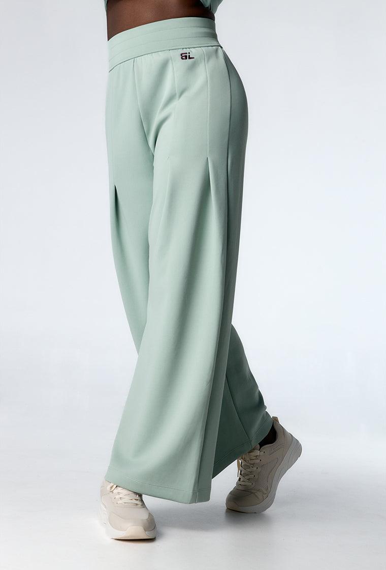 Pantalón deportivo Odette - Matcha-Black Limba