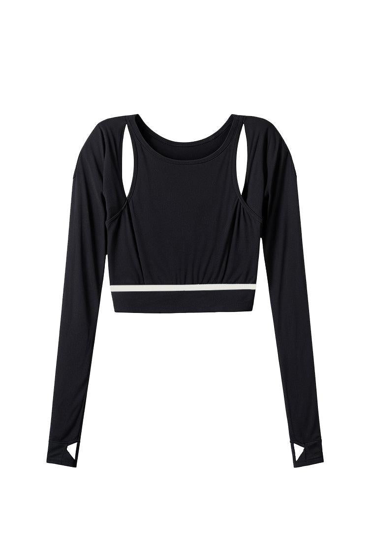 Conjunto deportivo Orlis & Pyra - Black & Cream-Black Limba