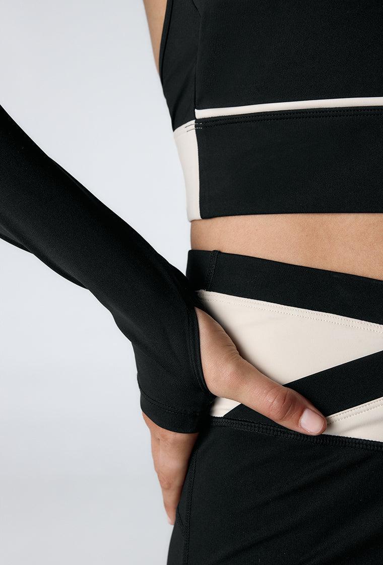 Conjunto deportivo Orlis & Pyra - Black & Cream-Black Limba