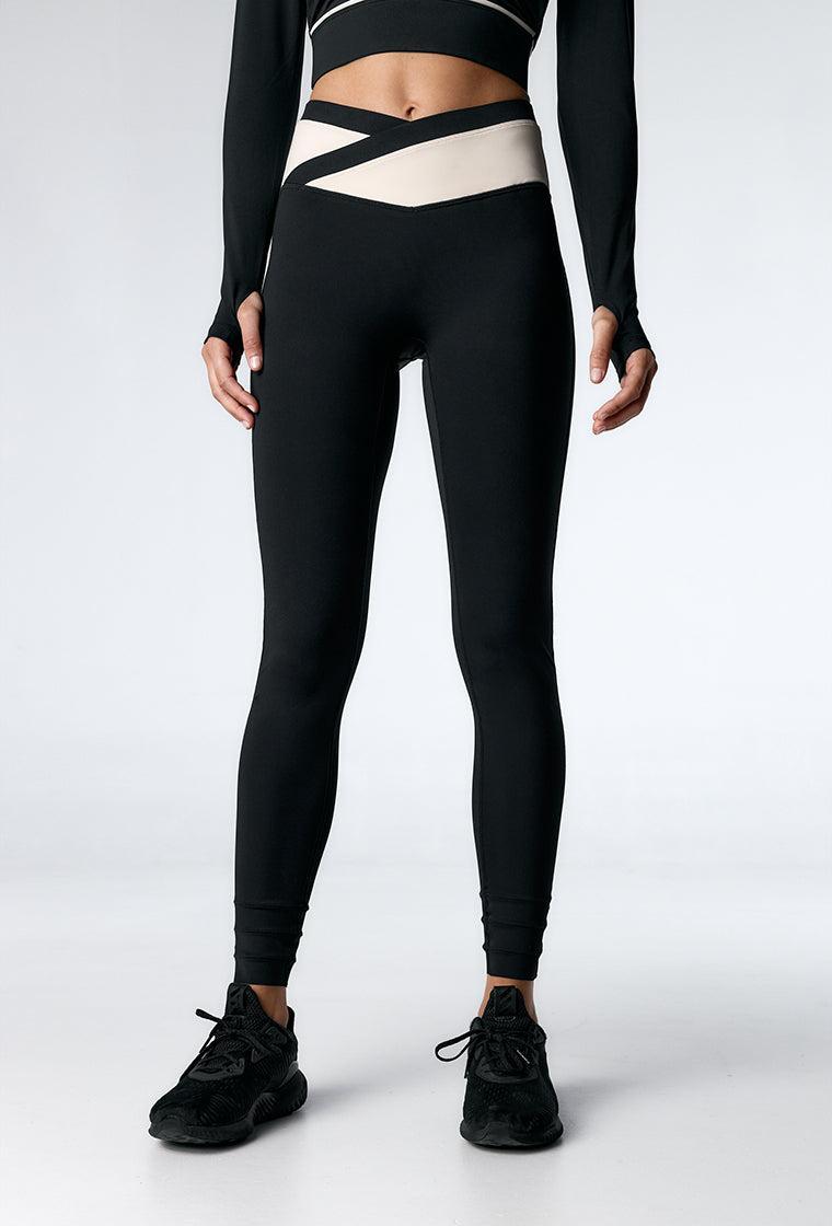 Conjunto deportivo Orlis & Pyra - Black & Cream-Black Limba