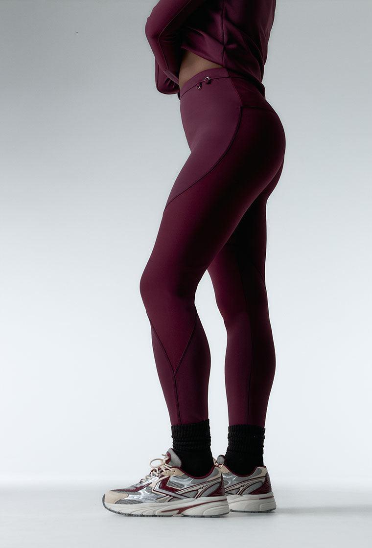 Conjunto deportivo Peak motion - Aubergine-Black Limba