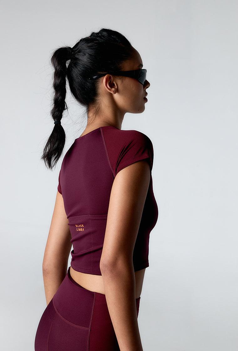 Conjunto deportivo PedalPower - Burgundy-Black Limba