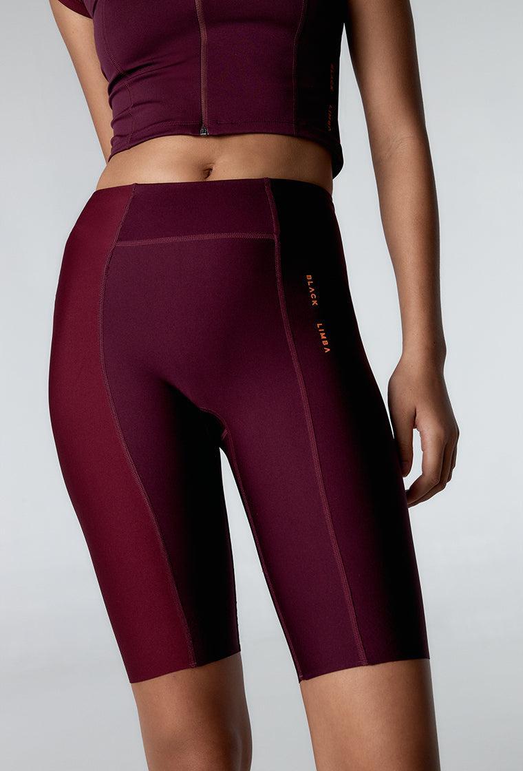 Conjunto deportivo PedalPower - Burgundy-Black Limba