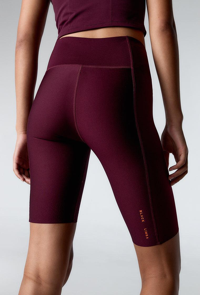 Conjunto deportivo PedalPower - Burgundy-Black Limba