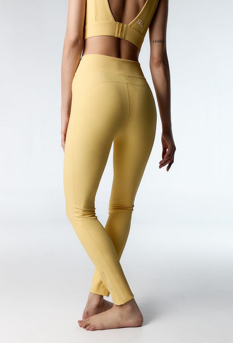 Conjunto deportivo Riva - Soft yellow-Black Limba