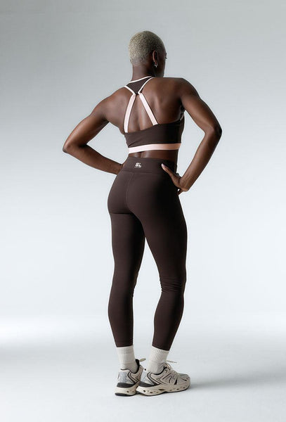 Conjunto deportivo Shape Pulse & Ica - Chocolate & Marshmallow-Black Limba
