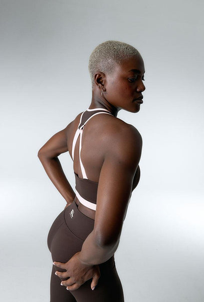 Conjunto deportivo Shape Pulse & Ica - Chocolate & Marshmallow-Black Limba