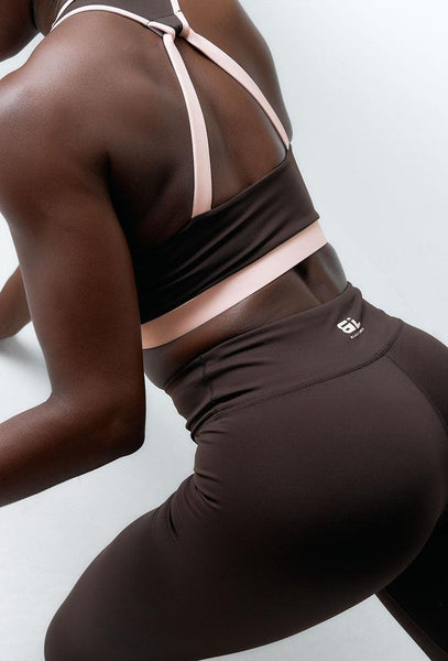 Conjunto deportivo Shape Pulse & Ica - Chocolate & Marshmallow-Black Limba