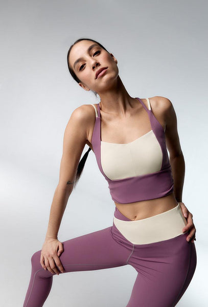 Conjunto deportivo Twist - Tulipwood & Cream-Black Limba