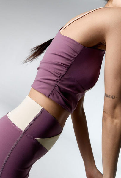 Conjunto deportivo Twist - Tulipwood & Cream-Black Limba