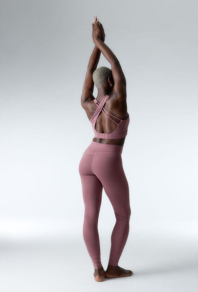 Conjunto deportivo Wave - Rose Brown-Black Limba