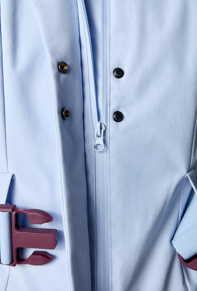 Cortavientos impermeable Aspen - Ice Blue-Black Limba