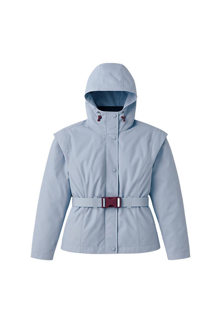 Cortavientos impermeable Aspen - Ice Blue-Black Limba
