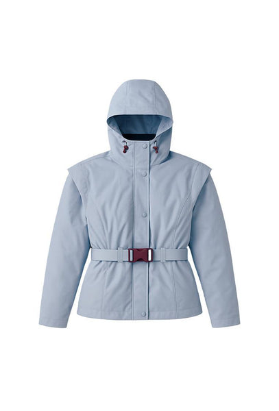 Cortavientos impermeable Aspen - Ice Blue-Black Limba