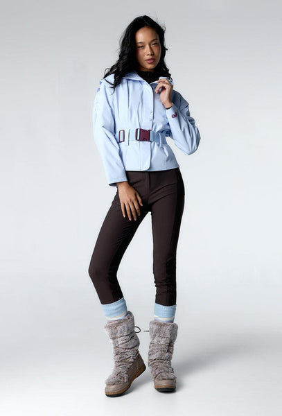 Cortavientos impermeable Aspen - Ice Blue-Black Limba