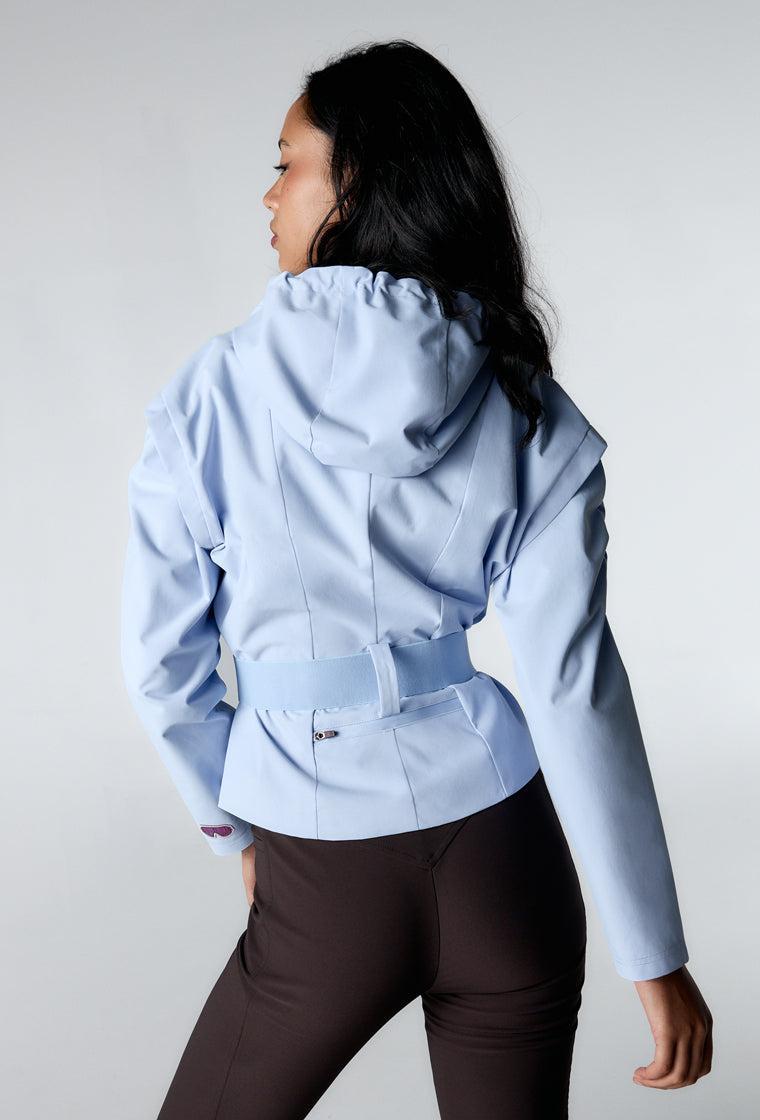 Cortavientos impermeable Aspen - Ice Blue-Black Limba