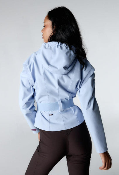 Cortavientos impermeable Aspen - Ice Blue-Black Limba